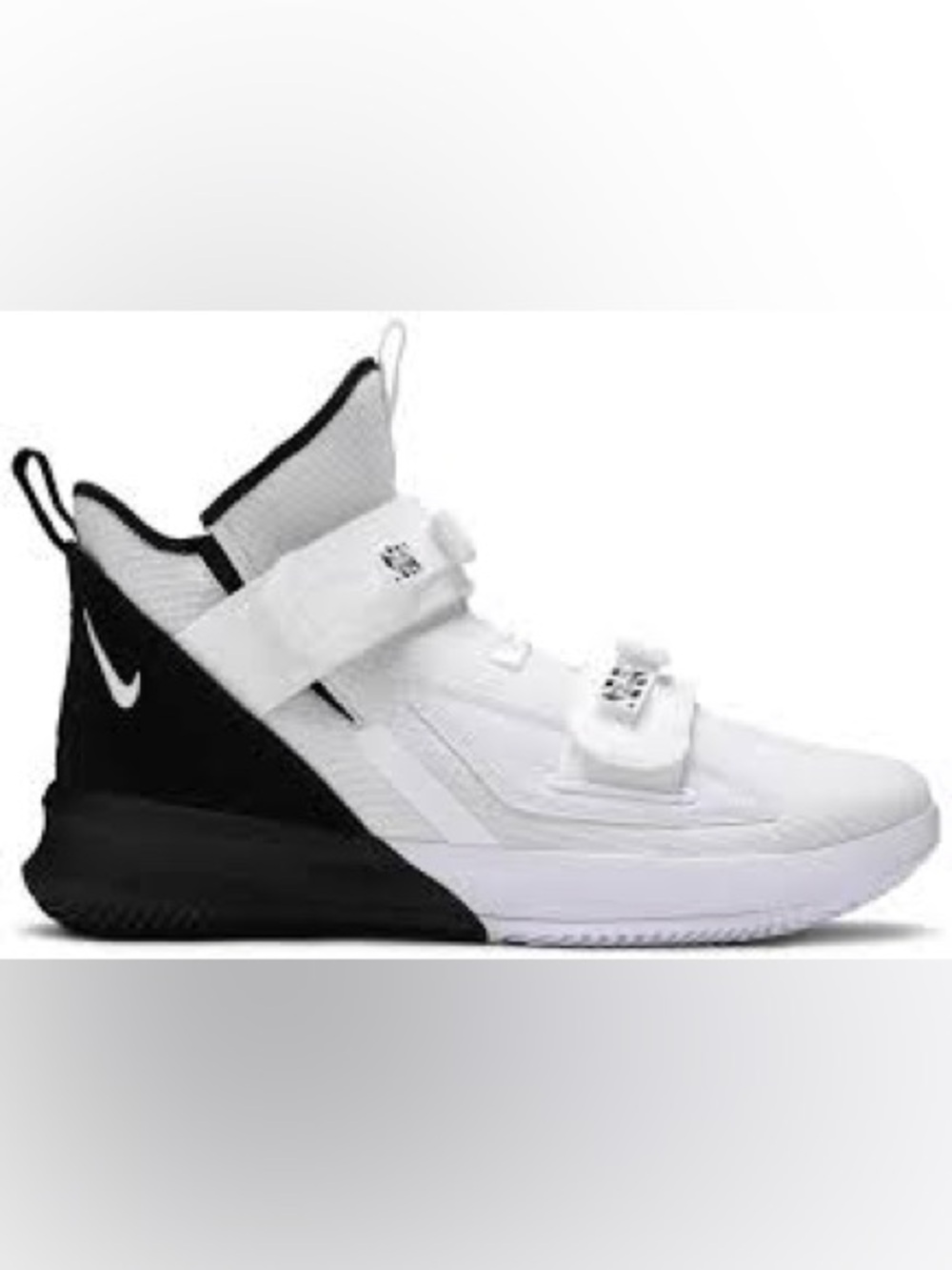 Nike LeBron Soldier 13 SFG Basketball shoe in “White Black”